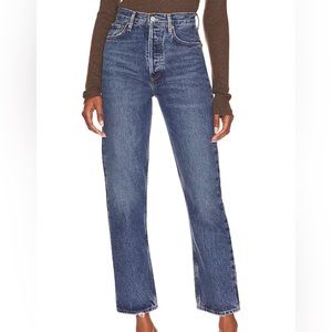 Agolde ‘90s Pinch-Waist High-Rise Straight Jeans